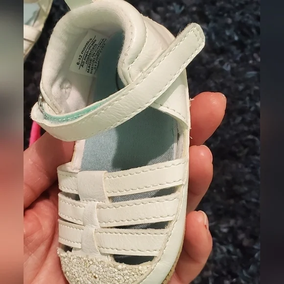 NWOT 2 pair RO+ME BABY SANDALS - Picture 12 of 13